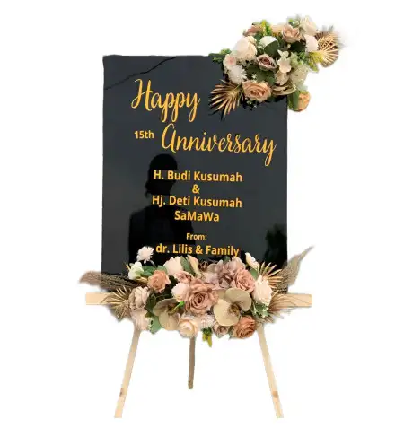 Papan Bunga Akrilik Kandanggampang